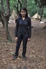 Janvi Chheda at CID on location as they celeberate 1000 episode in Filmcity, Mumbai on 26th Sept 2013 (22).JPG